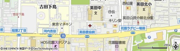 ＪＡグリーン大阪英田周辺の地図