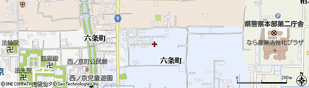 奈良県奈良市六条町242周辺の地図