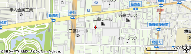 大阪府東大阪市新町15-1周辺の地図