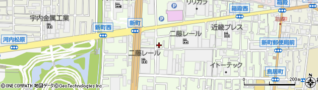 大阪府東大阪市新町15-9周辺の地図