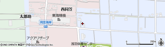静岡県袋井市東同笠1415周辺の地図