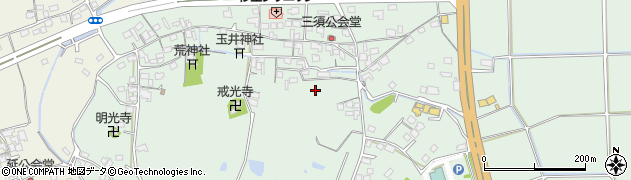 岡山県総社市三須周辺の地図