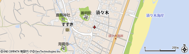 静岡県牧之原市須々木424周辺の地図