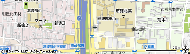 東大阪玉泉院美容室周辺の地図