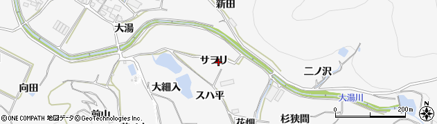 愛知県田原市仁崎町サヲリ周辺の地図