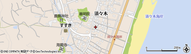静岡県牧之原市須々木421周辺の地図