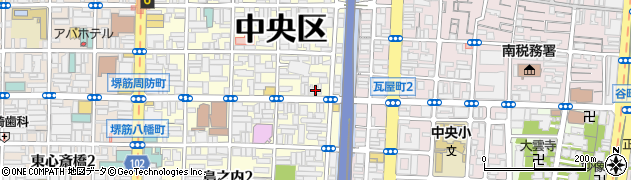大阪府大阪市中央区島之内1丁目3-11周辺の地図