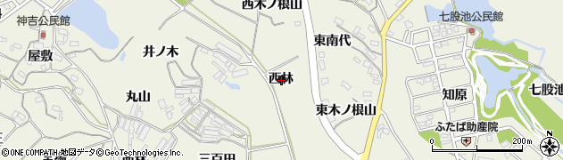 愛知県豊橋市杉山町西林周辺の地図