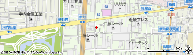 大阪府東大阪市新町15-10周辺の地図