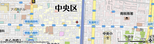大阪府大阪市中央区島之内1丁目3-7周辺の地図