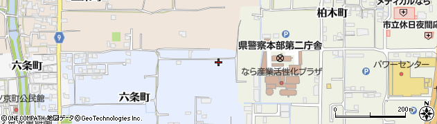 奈良県奈良市六条町196周辺の地図