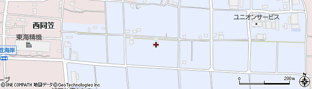 静岡県袋井市東同笠1335周辺の地図
