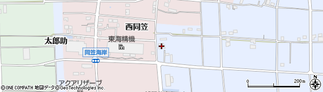 静岡県袋井市東同笠1420周辺の地図