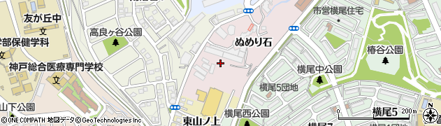 妙法寺西公園周辺の地図
