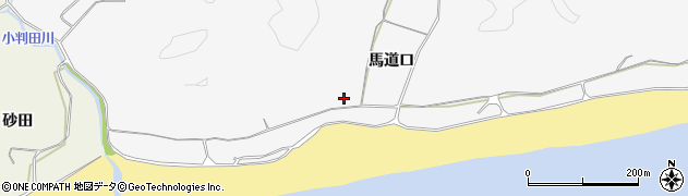 愛知県豊橋市細谷町（馬道口）周辺の地図