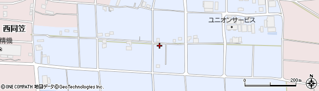 静岡県袋井市東同笠1314周辺の地図