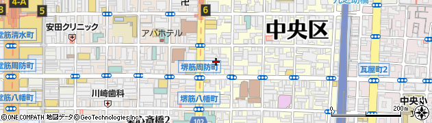 大阪府大阪市中央区島之内1丁目22周辺の地図