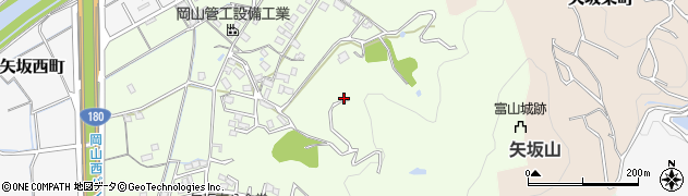 岡山県岡山市北区矢坂本町周辺の地図