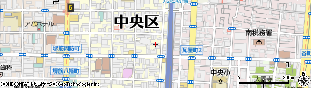 大阪府大阪市中央区島之内1丁目3-4周辺の地図