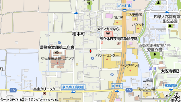 〒630-8031 奈良県奈良市柏木町の地図