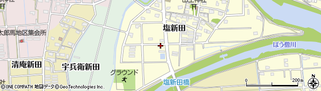 静岡県磐田市塩新田215周辺の地図