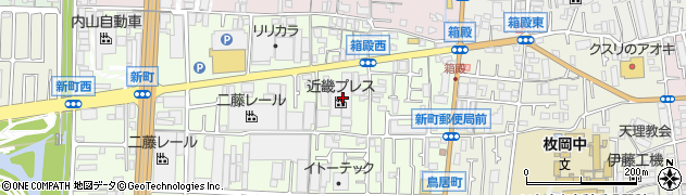 大阪府東大阪市新町9周辺の地図