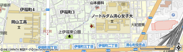 岡山進研学院周辺の地図