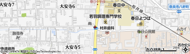 北大安寺周辺の地図