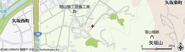 岡山県岡山市北区矢坂本町16周辺の地図