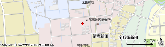 静岡県磐田市太郎馬新田周辺の地図