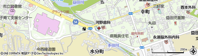 株式会社イワミツアー　益田営業所周辺の地図