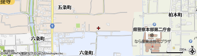 奈良県奈良市五条町131周辺の地図