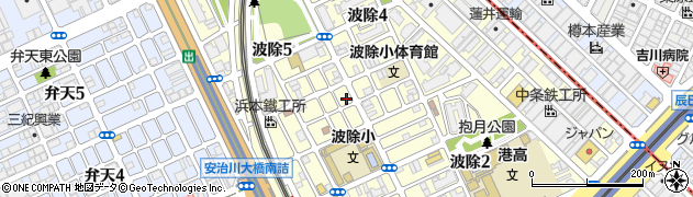 産経新聞弁天販売所周辺の地図