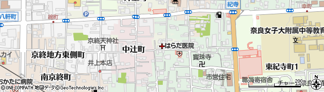 奈良県奈良市川之上突抜南方町周辺の地図