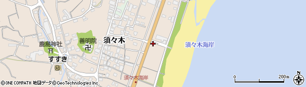 静岡県牧之原市須々木2613周辺の地図