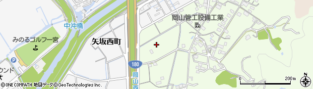 岡山県岡山市北区矢坂本町11周辺の地図