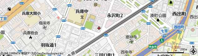 兵庫県土建一般労働組合兵庫支部周辺の地図