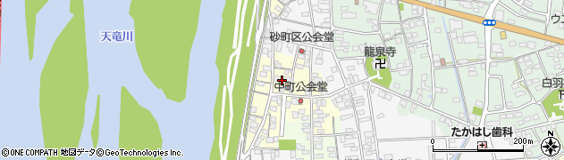 静岡県磐田市中町1115周辺の地図