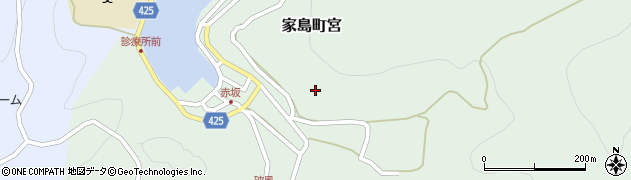 兵庫県姫路市家島町宮周辺の地図