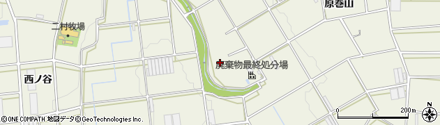 愛知県豊橋市伊古部町（落合）周辺の地図