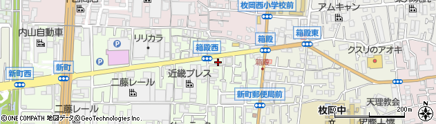 大阪府東大阪市新町4-8周辺の地図