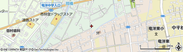 静岡県磐田市岡4周辺の地図