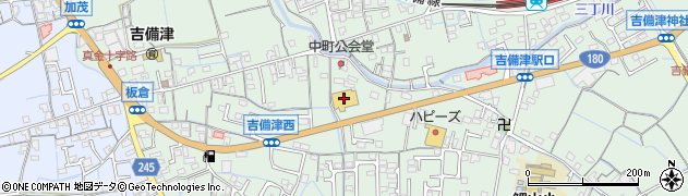 ジュンテンドー吉備津店周辺の地図