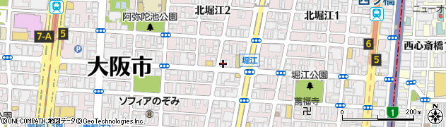 LE PINEAU 北堀江本店周辺の地図