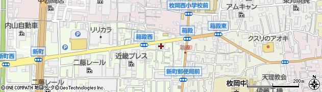 大阪府東大阪市新町4-17周辺の地図