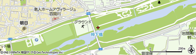 神下橋周辺の地図