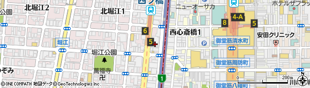 メンズルシアクリニック大阪心斎橋院周辺の地図