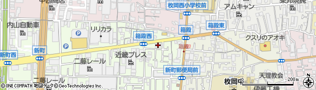 大阪府東大阪市新町4周辺の地図