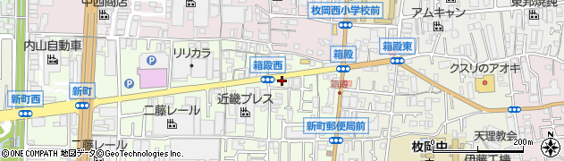 大阪府東大阪市新町4-14周辺の地図