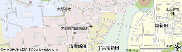 静岡県磐田市太郎馬新田45周辺の地図